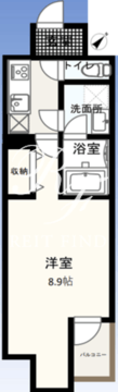 Wゲートタワー 801 間取り図