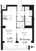 フレンシア下井草 107 間取り図