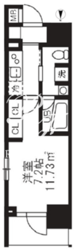 アジールコート板橋本町 303 間取り図