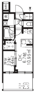 アジールコート板橋本町 504 間取り図