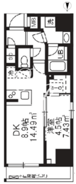 アジールコート板橋本町 305 間取り図