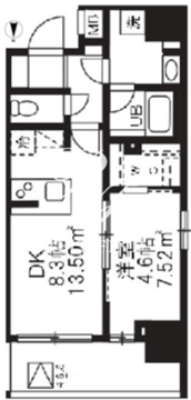 アジールコート板橋本町 605 間取り図