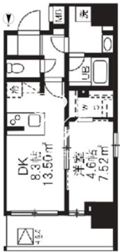 アジールコート板橋本町 705 間取り図