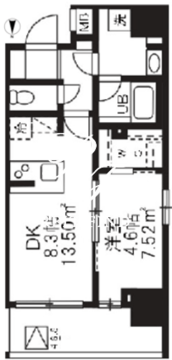 アジールコート板橋本町 905 間取り図