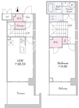 アーバンリンク護国寺 106 間取り図
