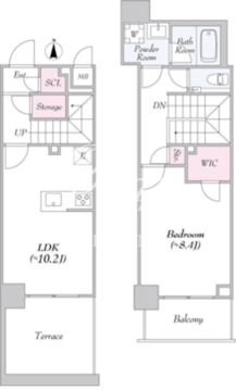 アーバンリンク護国寺 108 間取り図
