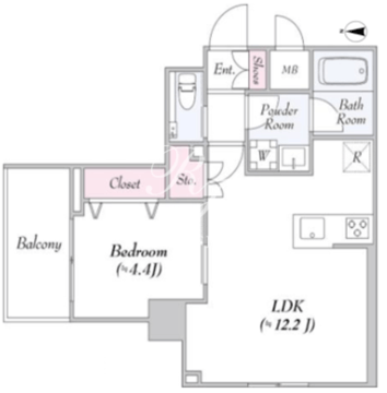 アーバンリンク護国寺 225 間取り図