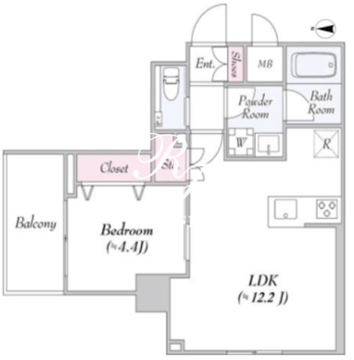 アーバンリンク護国寺 427 間取り図