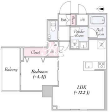 アーバンリンク護国寺 516 間取り図