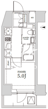 ログ戸越 403 間取り図