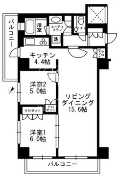 アーバンパーク代官山 317 間取り図