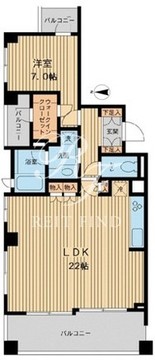 アーデン駒沢パークフロント 601 間取り図