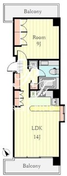 広尾イースト 801 間取り図