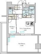 ブリリアイスト大井町 1401 間取り図