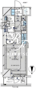 メインステージ門前仲町2 1402 間取り図