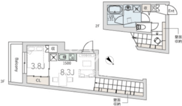 グランデュオ大井町3 205 間取り図