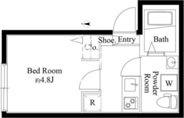 キャトル梅屋敷 301 間取り図