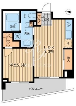 レジデンス代々木公園 511 間取り図
