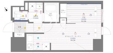 ドゥーエ幡ヶ谷 1007 間取り図