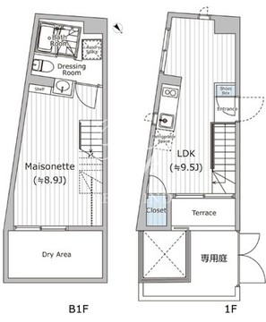 ファーレ西新宿8 103 間取り図