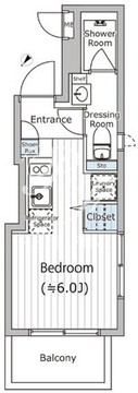 ファーレ西新宿7 307 間取り図