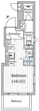 ファーレ西新宿7 202 間取り図