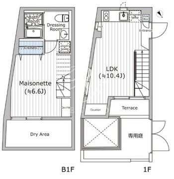 ファーレ西新宿7 103 間取り図