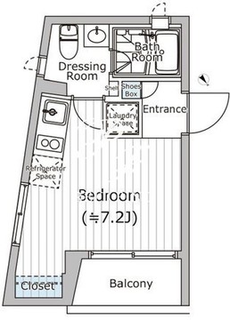 ファーレ西新宿7 403 間取り図