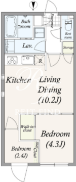 パセオ三軒茶屋2 204 間取り図