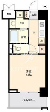 ロイジェント板橋本町 110 間取り図