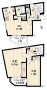 ライブフラット戸越 101 間取り図
