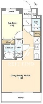 グランカーサ王子2 306 間取り図