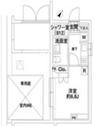 エルスタンザ代々木 105 間取り図