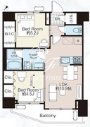 アイフラット四谷若葉 803 間取り図