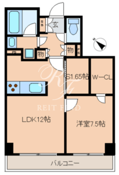 レジディア文京音羽 806 間取り図