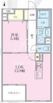 The MANOR KYODO 201 間取り図