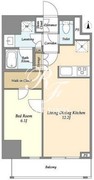 グランカーサ三ノ輪4 303 間取り図