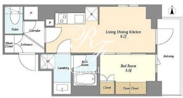 フレシア赤塚新町 602 間取り図
