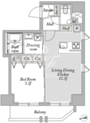 ジオエント御徒町 902 間取り図