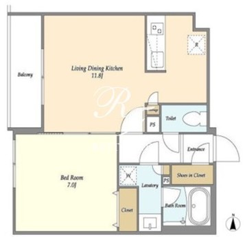 テラスミーレ文京弥生 309 間取り図