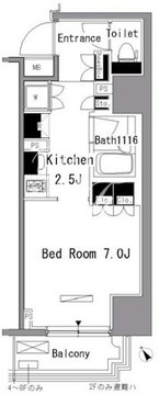 パークアクシス新板橋ウエスト 907 間取り図