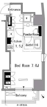 パークアクシス新板橋イースト 604 間取り図