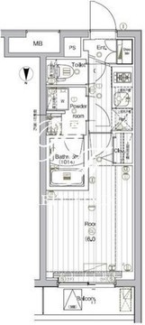 ザ・プレミアムキューブG大崎 112 間取り図