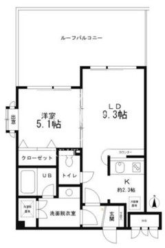 レジディア笹塚 310 間取り図