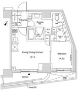 ザ・パークハビオ文京目白台プレイス 307 間取り図