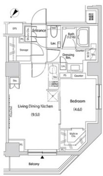 ザ・パークハビオ文京目白台プレイス 702 間取り図