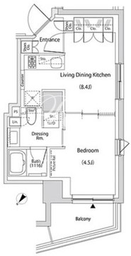 ザ・パークハビオ文京目白台プレイス 903 間取り図