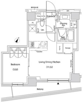 ザ・パークハビオ文京目白台プレイス 905 間取り図