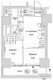 ザ・パークハビオ新中野 1304 間取り図