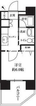 HF西新宿レジデンスイースト 1304 間取り図